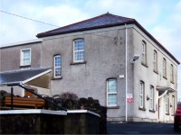 Raphoe Diocesan Pastoral Centre, Letterkenny  -  Outside view at dusk, County Donegal, Ireland